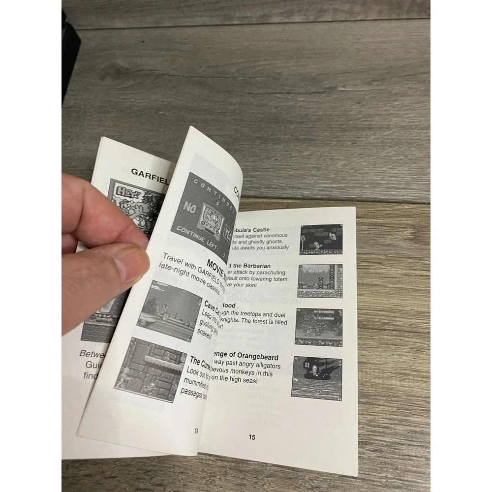 Sega original instruction
